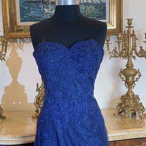 Meier collection formal embroidery evening prom dress